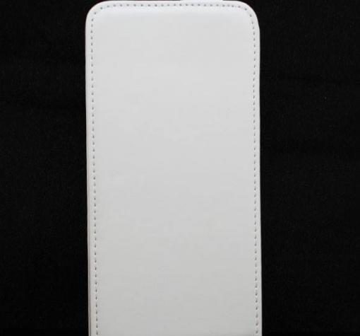 Кожен калъф Flip тефтер Flexi със силиконов гръб за Samsung Note 5 N920 / Samsung Note 5 - бял