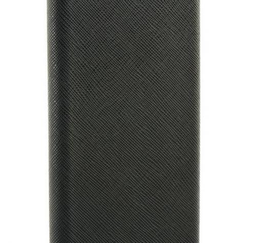 Кожен калъф Bravo Book със стойка за Samsung J3 / J3 2016 J320 - черен / Flexi