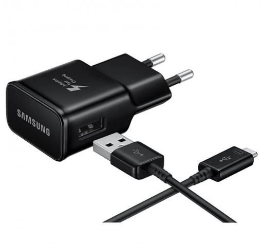 Оригинално зарядно 220V за Samsung S9 Plus G965 / Type C - черно