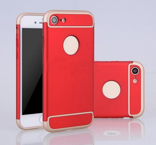 Твърд гръб / капак / за Apple iPhone 7 - червен
