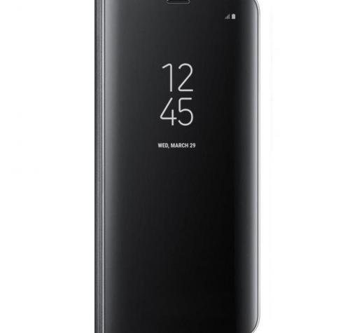 Луксозен калъф Clear View Cover с твърд гръб за Huawei Mate 10 - черен