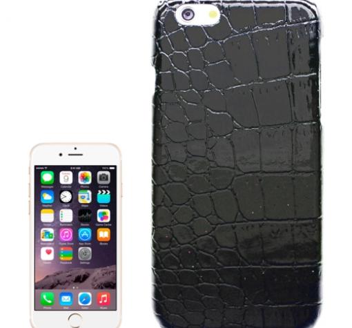 Твърд гръб за за Apple iPhone 6 Plus / iPhone 6S Plus - черен / Croco кожа