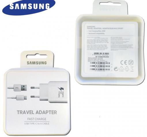 Оригинално зарядно 220V за Samsung Note 9 / Fast Charger / Type C - 2000 mAh