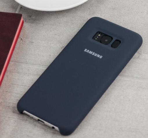 Оригинален гръб Silicone Cover EF-PG950TSEGKR за Samsung S8 G950 - тъмно син