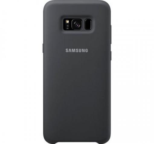 Оригинален гръб Silicone Cover EF-QG955TSEGKR за Samsung S8 Plus G955 - черен
