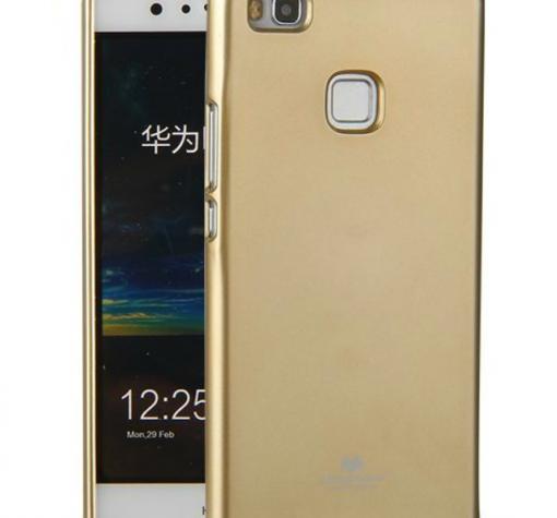 Луксозен силиконов калъф / гръб / TPU Mercury GOOSPERY Jelly Case за Huawei Honor 8 Lite - златист