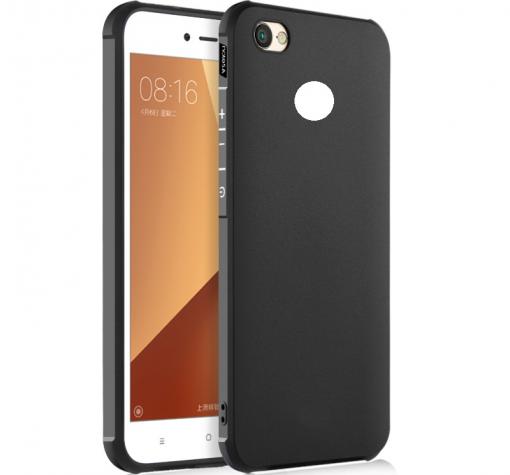 Силиконов гръб TPU Hybrid с твърда част за Xiaomi RedMi 4X - черен