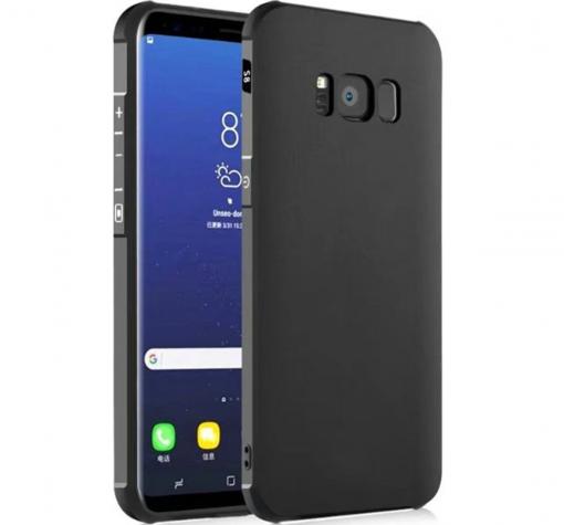 Силиконов гръб TPU Hybrid с твърда част за Samsung S8 G950 - черен