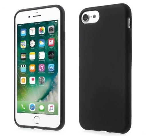 Ултра тънък силиконов калъф / гръб / TPU Ultra Thin за Apple iPhone 7 - черен / мат