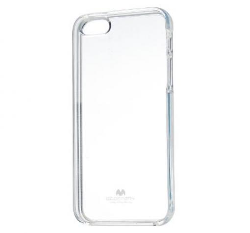 Луксозен силиконов калъф / гръб / TPU Mercury GOOSPERY Jelly Case за Apple iPhone 6 / iPhone 6S - прозрачен
