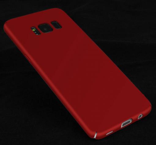 Луксозен твърд гръб за Samsung J5 2016 J510 - тъмно червен
