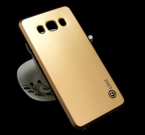 Луксозен силиконов калъф / гръб / TPU G-CASE за Samsung J5 2016 J510 - златист