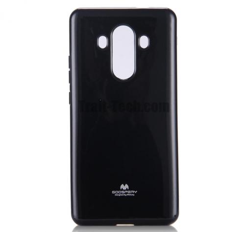 Луксозен силиконов калъф / гръб / TPU Mercury GOOSPERY Jelly Case за Huawei Mate 10 Pro - черен
