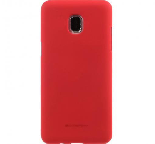 Луксозен силиконов калъф / гръб / TPU Mercury GOOSPERY Soft Jelly Case за Samsung J5 2017 J530 - червен