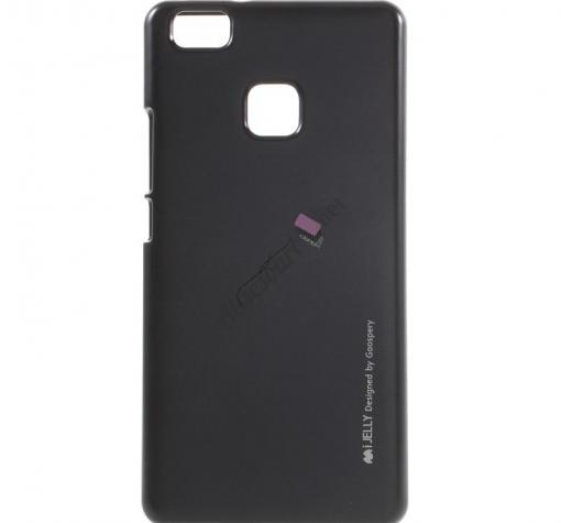 Луксозен силиконов калъф / гръб / TPU MERCURY i-Jelly Case Metallic Finish за Huawei Honor 8 Lite - черен