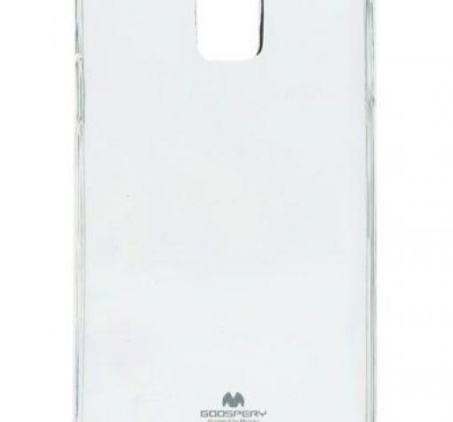 Луксозен силиконов калъф / гръб / TPU Mercury GOOSPERY Jelly Case за Samsung A8 2018 A530F - прозрачен