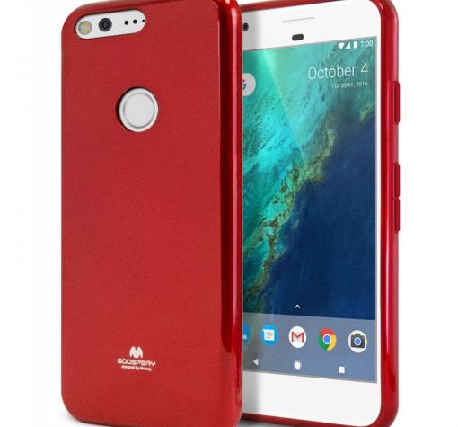 Луксозен силиконов калъф / гръб / TPU Mercury GOOSPERY Jelly Case за Huawei P9 Lite Mini / Y6 Pro 2017 - червен
