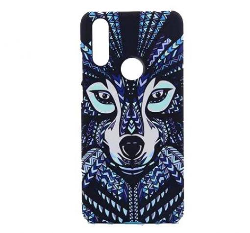 Силиконов калъф / гръб / TPU LUXO за Huawei P20 Lite - син вълк