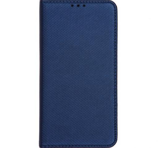 Кожен калъф Magnet Case със стойка за Nokia 6 2017 - син