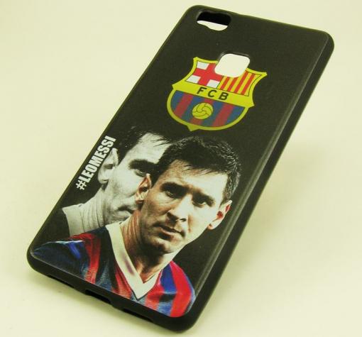 Луксозен силиконов калъф/ гръб / TPU за Huawei P9 Lite -FC Barcelona / Lionel Messi