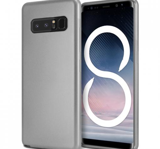 Силиконов калъф / гръб / TPU MERCURY i-Jelly Case Metallic Finish за Samsung Note 8 N950 - сив