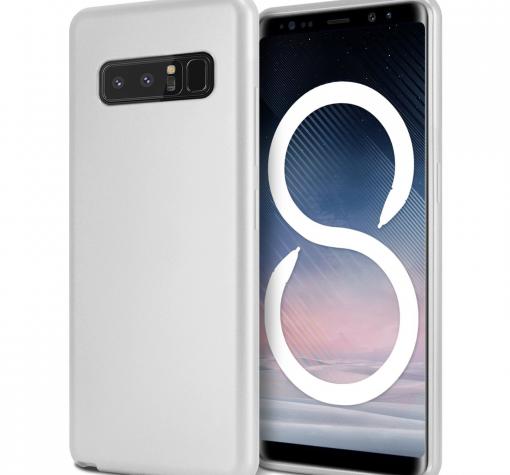 Силиконов калъф / гръб / TPU MERCURY i-Jelly Case Metallic Finish за Samsung Note 8 N950 - сребрист