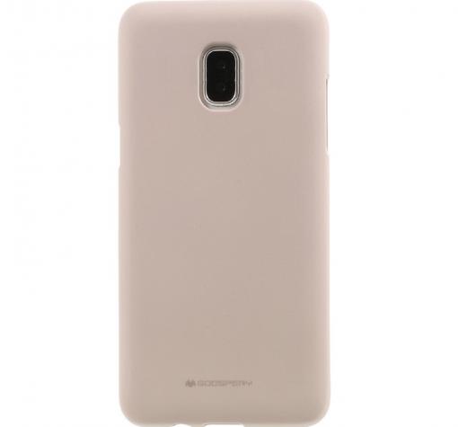 Луксозен силиконов калъф / гръб / TPU Mercury GOOSPERY Soft Jelly Case за Samsung J7 2017 J730 - бежов
