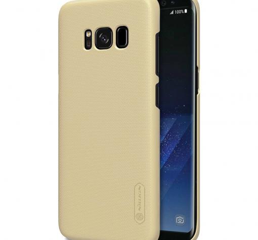 Луксозен твърд гръб Nillkin за Samsung S8 Plus G955 - златист