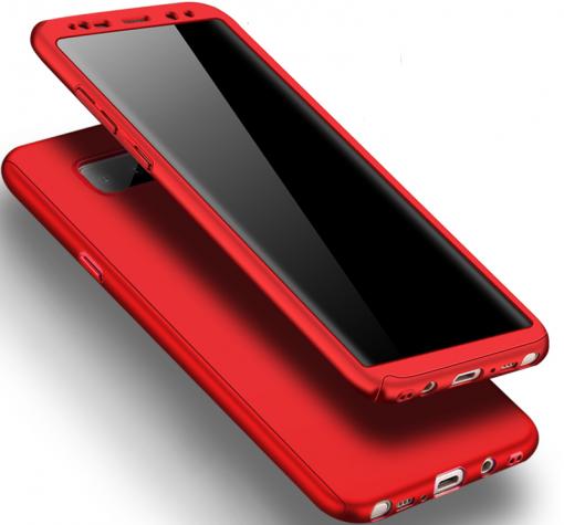 Твърд гръб Magic Skin 360° FULL за Samsung Note 8 N950 - червен