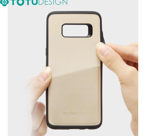 Луксозен гръб TOTU Design Jazz Series Card slot version за Samsung Note 8 N950 - златист