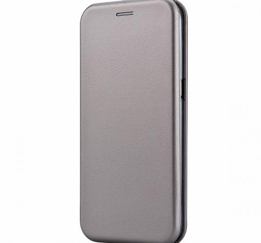 Луксозен кожен калъф Flip тефтер със стойка OPEN за Samsung J5 2017 J530 - сребрист