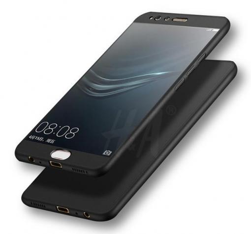 Луксозен силиконов калъф / гръб / TPU 360° за Samsung S7 Edge G935 - черен / лице и гръб