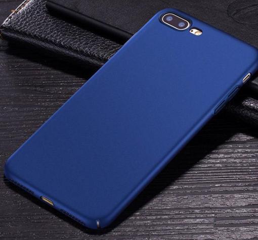 Луксозен твърд гръб за Apple iPhone 7 Plus / iPhone 8 Plus - тъмно син