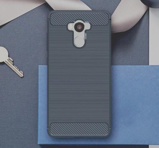 Силиконов калъф / гръб / TPU за Xiaomi RedMi 4 - сив / carbon