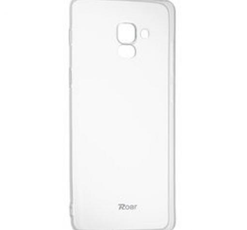 Луксозен силиконов калъф / гръб / TPU Roar All Day за Samsung A8 Plus 2018 A730 - прозрачен