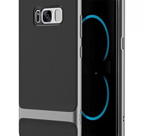 Луксозен калъф Rock Royce Series за Samsung Note 8 N950 - черен със сив кант