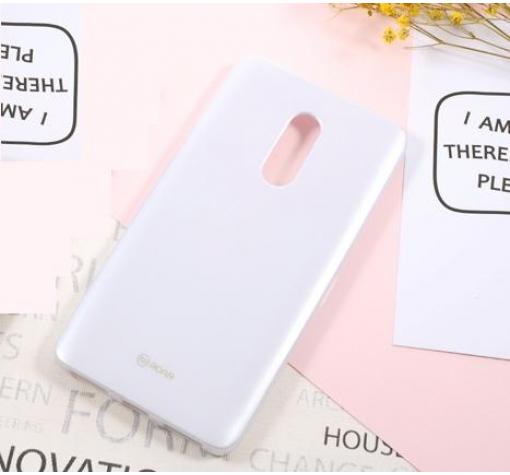 Луксозен силиконов калъф / гръб / TPU Roar LA-LA Glaze Series за Huawei Mate 10 Pro - бял / брокат