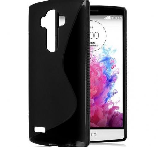 Силиконов калъф / гръб / TPU S-Line за LG G4 - черен