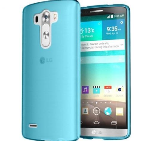 Ултра тънък силиконов калъф / гръб / TPU Ultra Thin за LG G4 - прозрачен / син