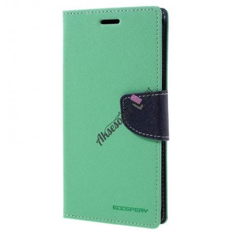 Луксозен кожен калъф Flip тефтер със стойка MERCURY Fancy Diary за Samsung A5 2017 A520 - резеда