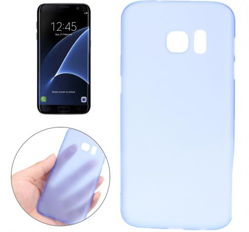Ултра тънък предпазен твърд гръб TPU Ultra Thin за Samsung S7 Edge G935 - син
