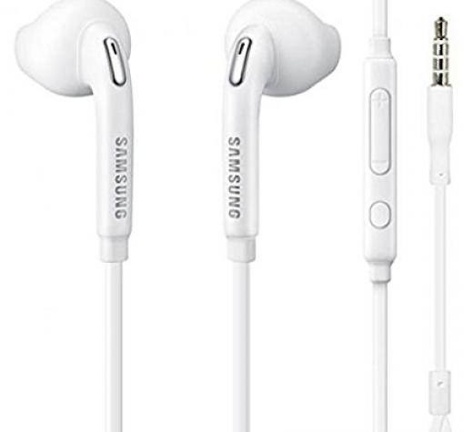 Оригинални стерео слушалки / handsfree / за Samsung A8 2018 A530F - бели