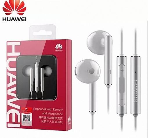 Оригинални стерео слушалки / handsfree / за Huawei P20 - бели