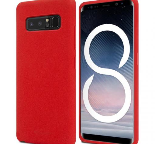 Луксозен силиконов калъф / гръб / TPU Mercury GOOSPERY Soft Jelly Case за Samsung Note 8 N950 - червен