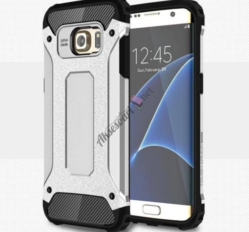 Силиконов гръб TPU Spigen Hybrid с твърда част за Samsung A5 2017 - сребрист
