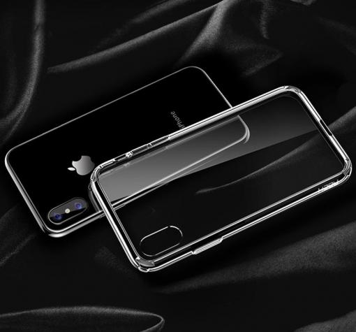 Луксозен гръб ROCK Pure Series за Apple iPhone X - прозрачен