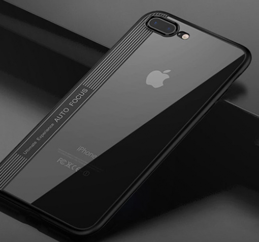 Луксозен гръб TOTU Design CRYSTAL Series за Apple iPhone 7 / iPhone 8 - черен