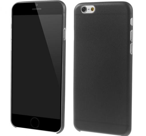 Ултра тънък предпазен твърд гръб TPU Ultra Thin за Apple iPhone 6 / iPhone 6S - черен