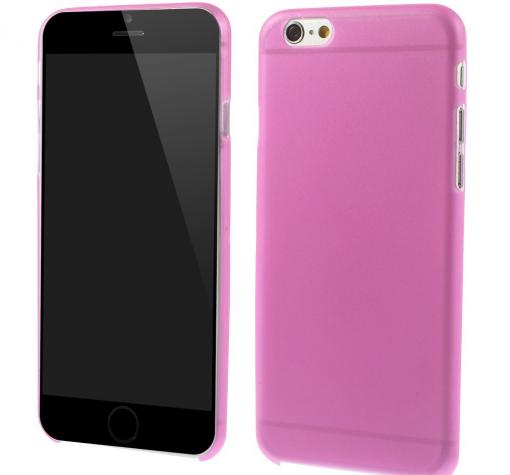Ултра тънък предпазен твърд гръб TPU Ultra Thin за Apple iPhone 6 / iPhone 6S - розов