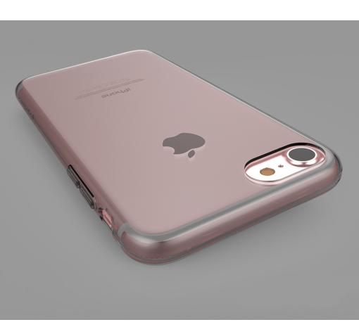 Луксозен ултра тънък силиконов калъф / гръб / TPU TOTU Design / Soft за Apple iPhone 7 Plus - сив / прозрачен